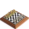 Walnut Dollhouse Miniature Chess Set