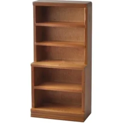 Walnut Dollhouse Miniature Storage Shelf