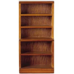 Walnut Dollhouse Miniature Storage Shelf