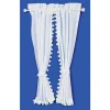 White Dollhouse Country Curtains