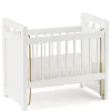 White Dollhouse Miniature Crib