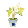 White Dollhouse Miniature Calla Lily