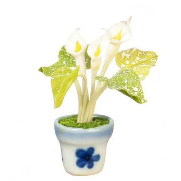 White Dollhouse Miniature Calla Lily