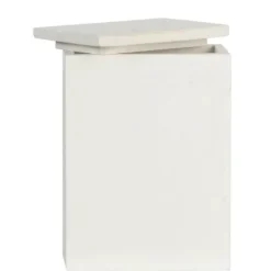 White Dollhouse Miniature Hamper