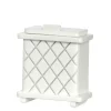 White Dollhouse Miniature Clothes Hamper