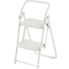 White Dollhouse Miniature Step Stool Ladder