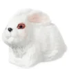 White Dollhouse Miniature Rabbit