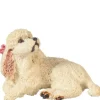 White Dollhouse Miniature Poodle