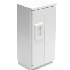 White Modern Dollhouse Miniature Refrigerator