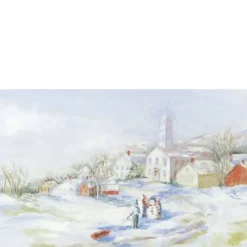 Winter Wonderland Dollhouse Wallpaper