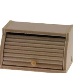 Wood Dollhouse Miniature Bread Box