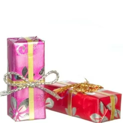 Wrapped Dollhouse Miniature Gift Boxes