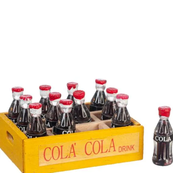 Yellow Case of Dollhouse Miniature Cola