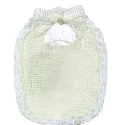 Yellow Dollhouse Miniature Bib