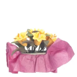 Yellow Dollhouse Miniature Flowers