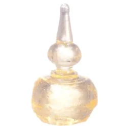 Yellow Dollhouse Miniature Perfume Bottle